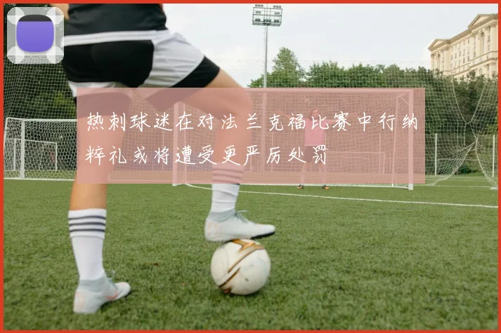 热刺球迷在对法兰克福比赛中行纳粹礼或将遭受更严厉处罚