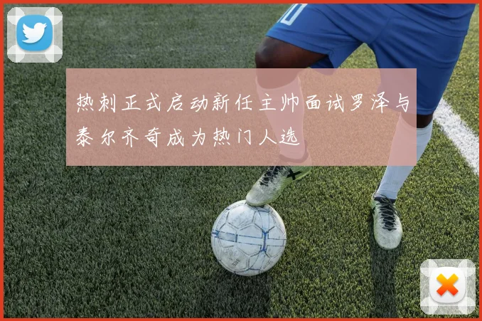 热刺正式启动新任主帅面试罗泽与泰尔齐奇成为热门人选
